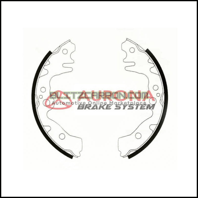 Aurona Brake Shoe K0042 Rear Perodua Bezza Axia Myvi (1)