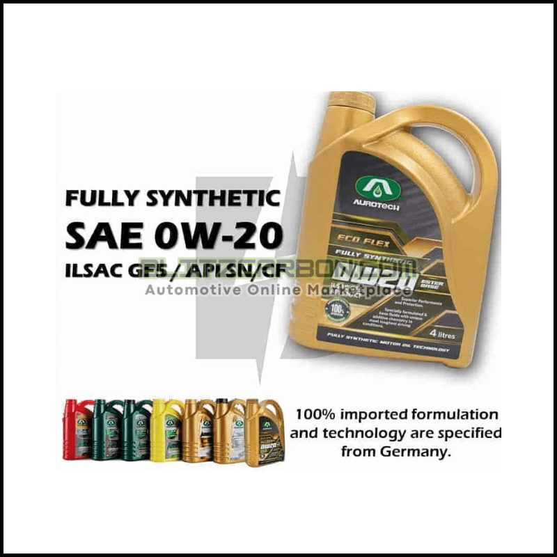 Aurotech Engine Oil 0W-20 Fully Synthetic (4L) (2)