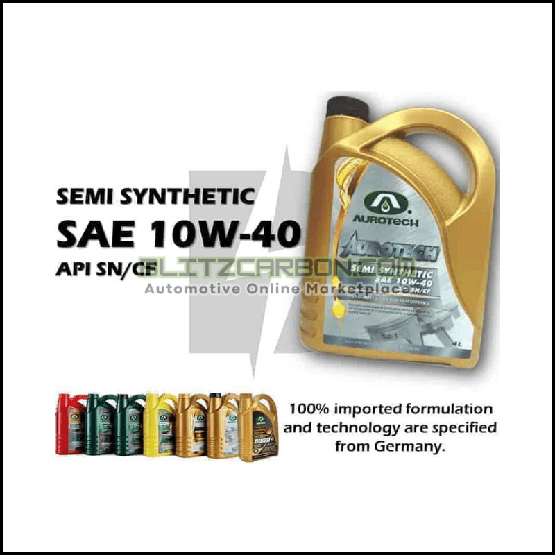 Aurotech Engine Oil 10W-40 Semi Synthetic (4L) (2)