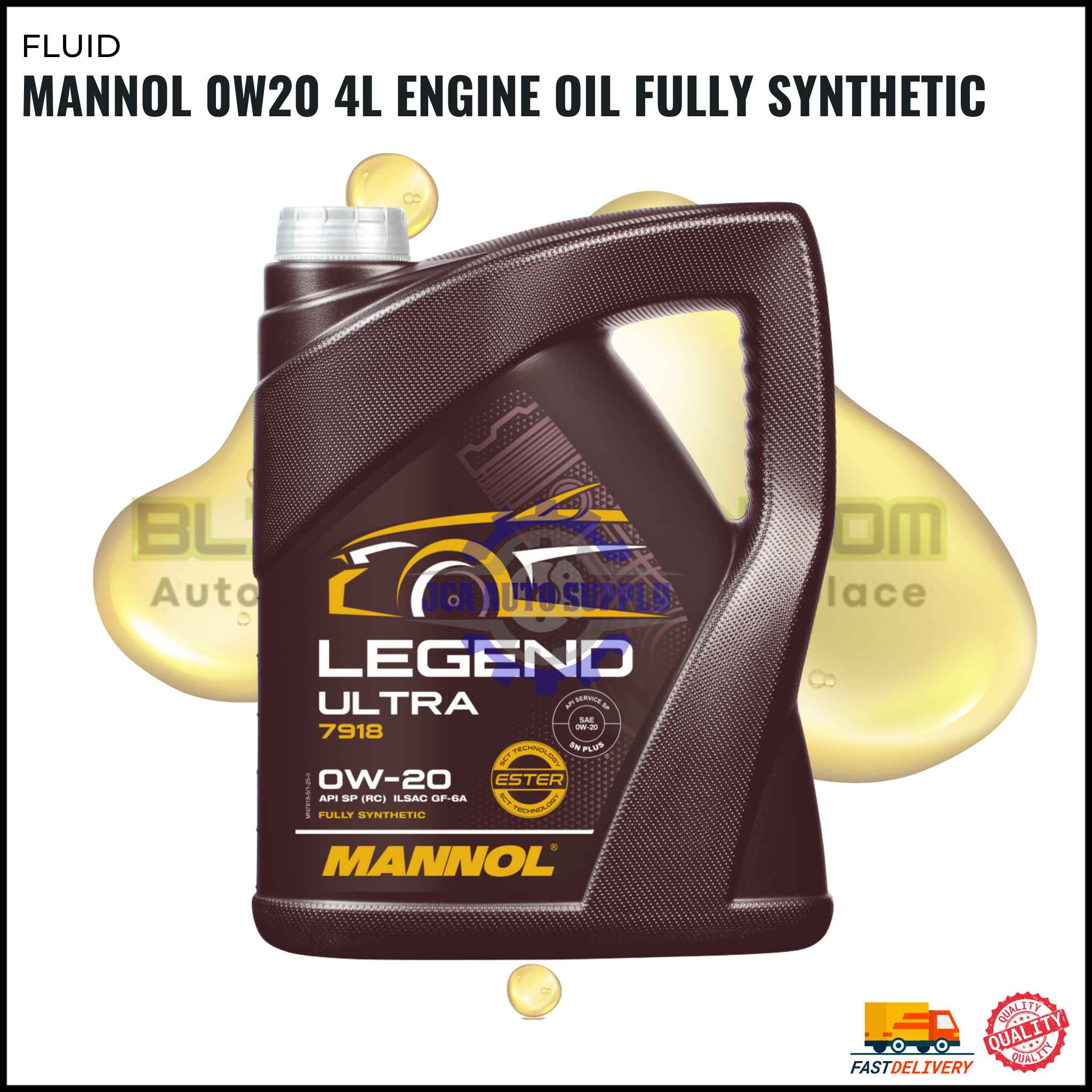 BLITZ Mannol 0W20 4L Engine Oil Fully Synthetic
