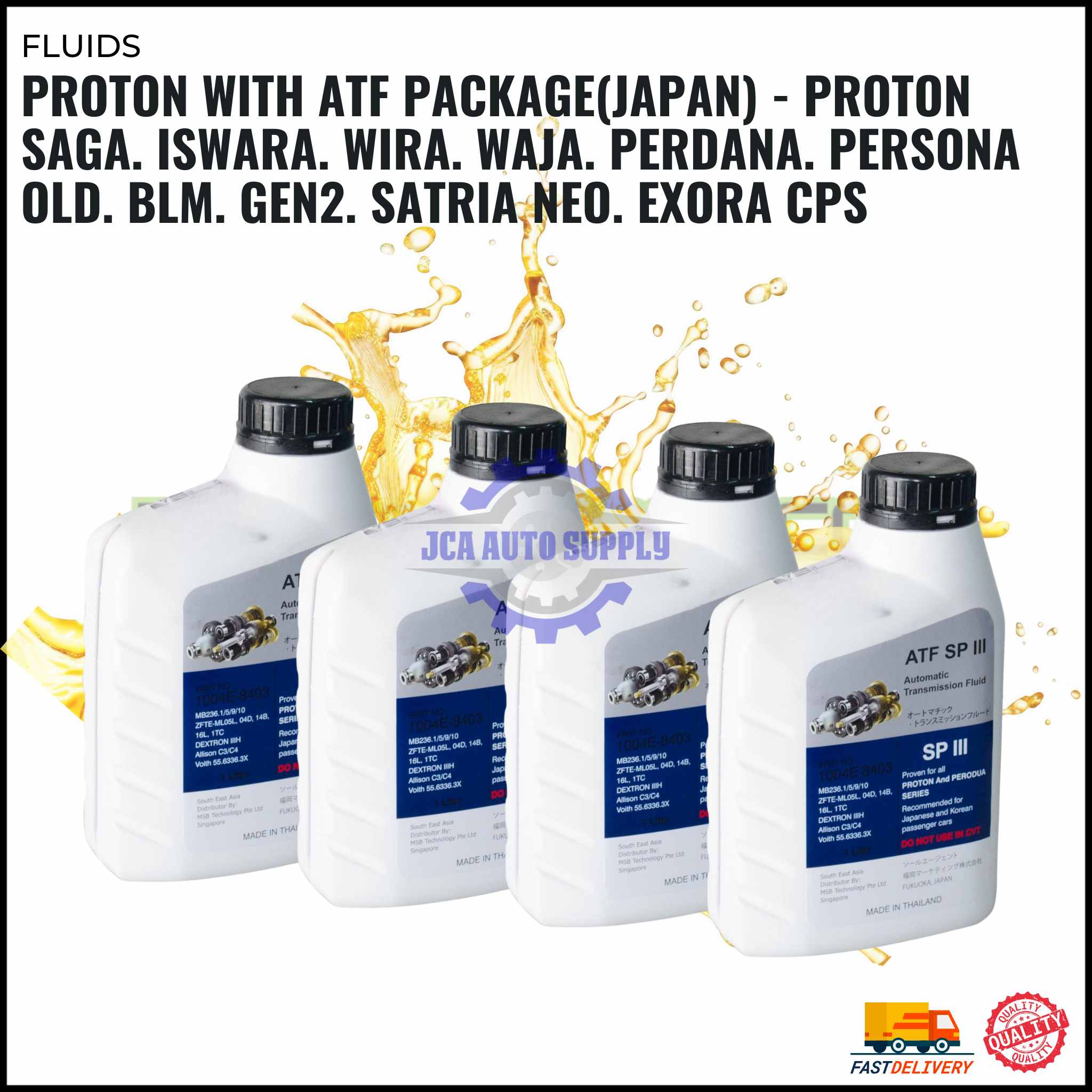 BLITZ PROTON WITH ATF PACKAGE(JAPAN) – PROTON SAGA. ISWARA. WIRA. WAJA. PERDANA. PERSONA OLD. BLM. GEN2. SATRIA NEO. EXORA CPS