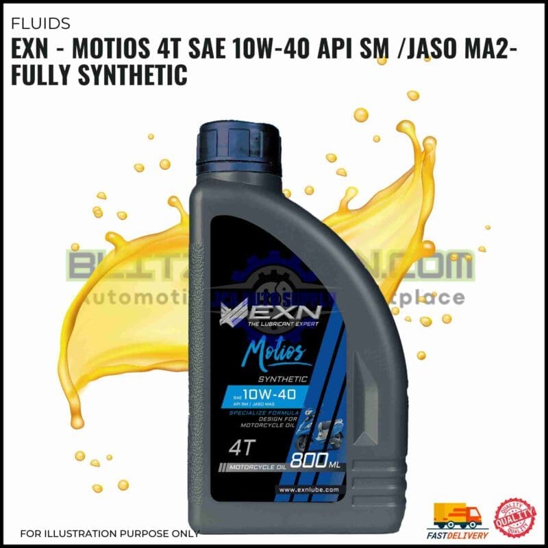 BLITZ EXN – Motios 4T SAE 10W-40 API SM JASO MA2-Fully Synthetic (4)