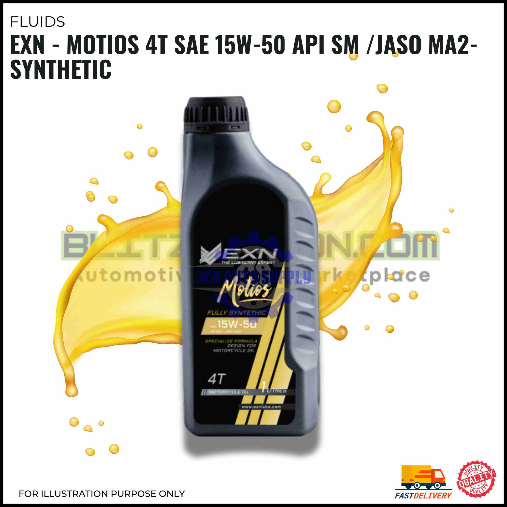 BLITZ EXN – Motios 4T SAE 15W-50 API SM JASO MA2-Synthetic (4)