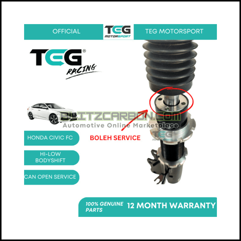BOLEH SERVICE Honda Civic FC 13 FE 22 TEG RACING Adjustable Suspension (3)