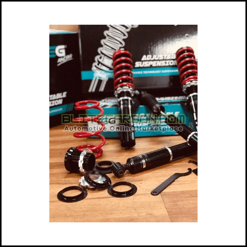 BOLEH SERVICE Perodua Ativa TEG RACING Adjustable Suspension Set Hi Low Body Shift Adjustable Absorber Set (2)