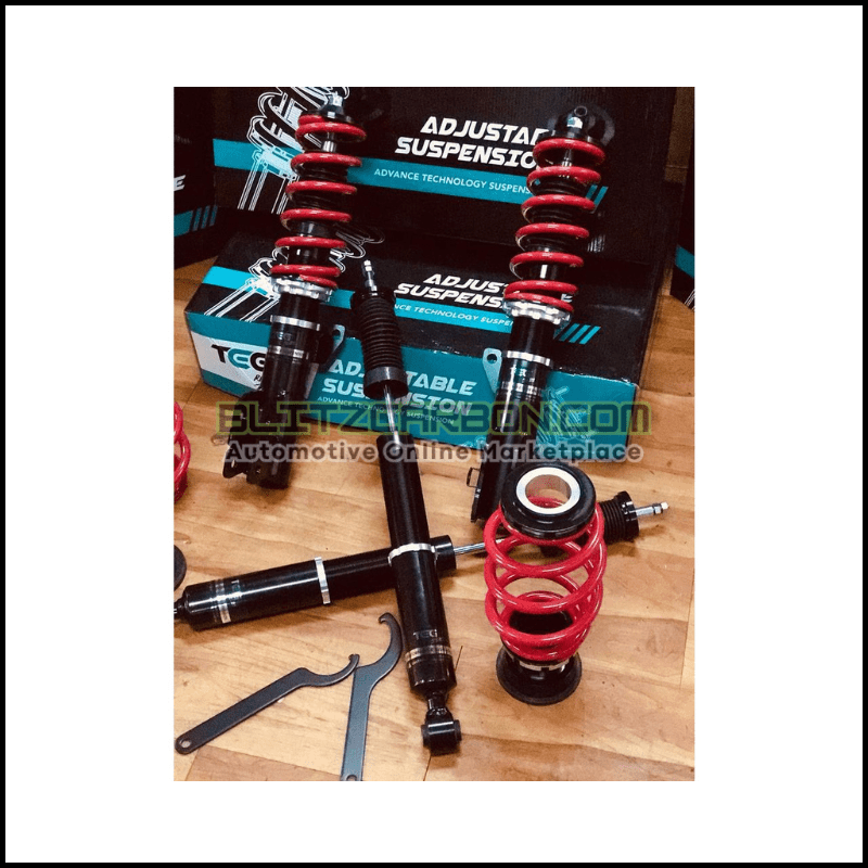 BOLEH SERVICE Perodua Ativa TEG RACING Adjustable Suspension Set Hi Low Body Shift Adjustable Absorber Set (3)