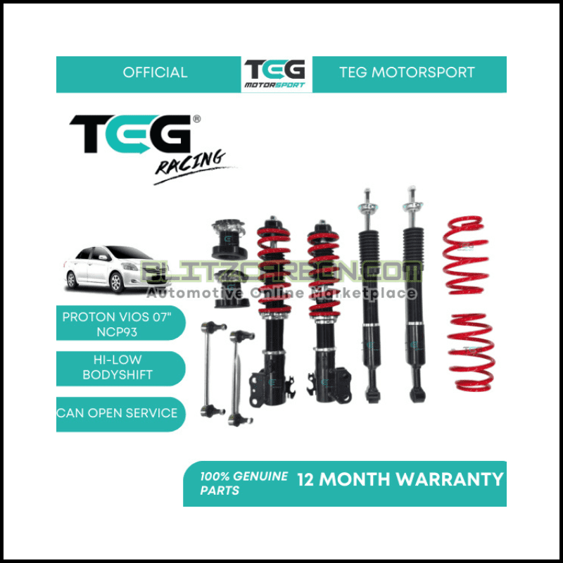BOLEH SERVICE Toyota Vios 08 NCP93 TEG RACING Adjustable Suspension (8)