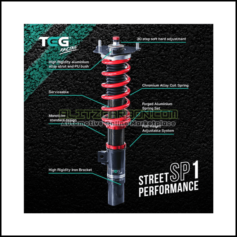 PROTON BLM FLX SAGA VVT 18 25 HI LOW SOFT HARD BODY SHIFT MONOTUBE 30 STEP TEG RACING ADJUSTABLE SUSPENSION (6)