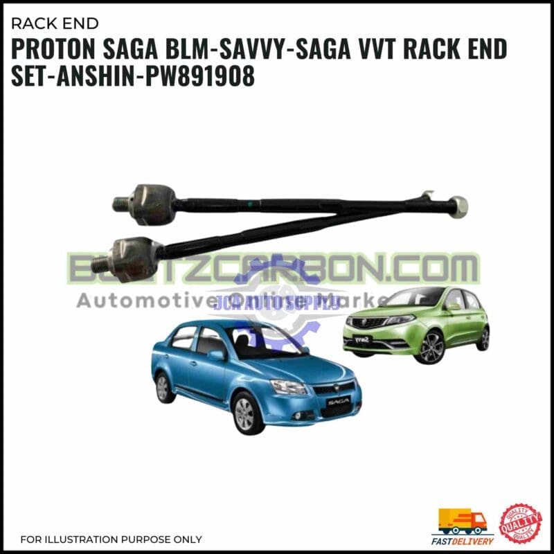 Proton Saga BLM-Savvy-Saga VVT Rack End Set PW891908: 2pcs car spare parts for various models.
