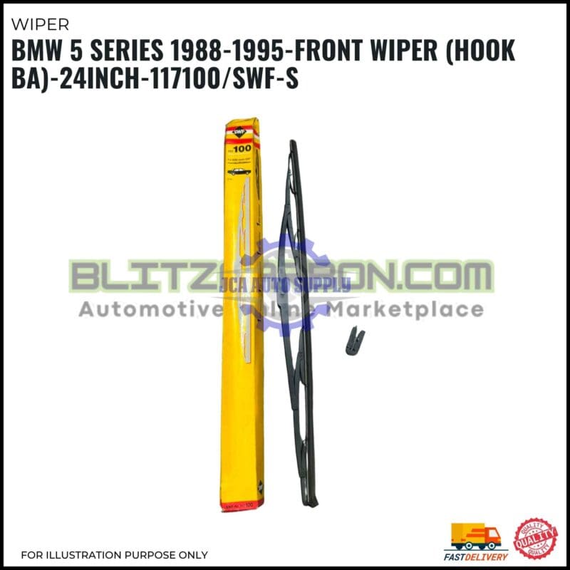 Front Wiper (Hook BA)-BMW 5 Series 1988-1995-24Inch-117100SWF-S