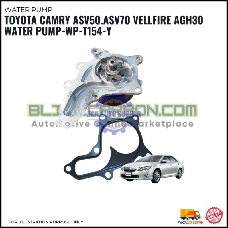 Water Pump-Toyota Camry ASV50-ASV70-Vellfire AGH30-WP-T154-Y