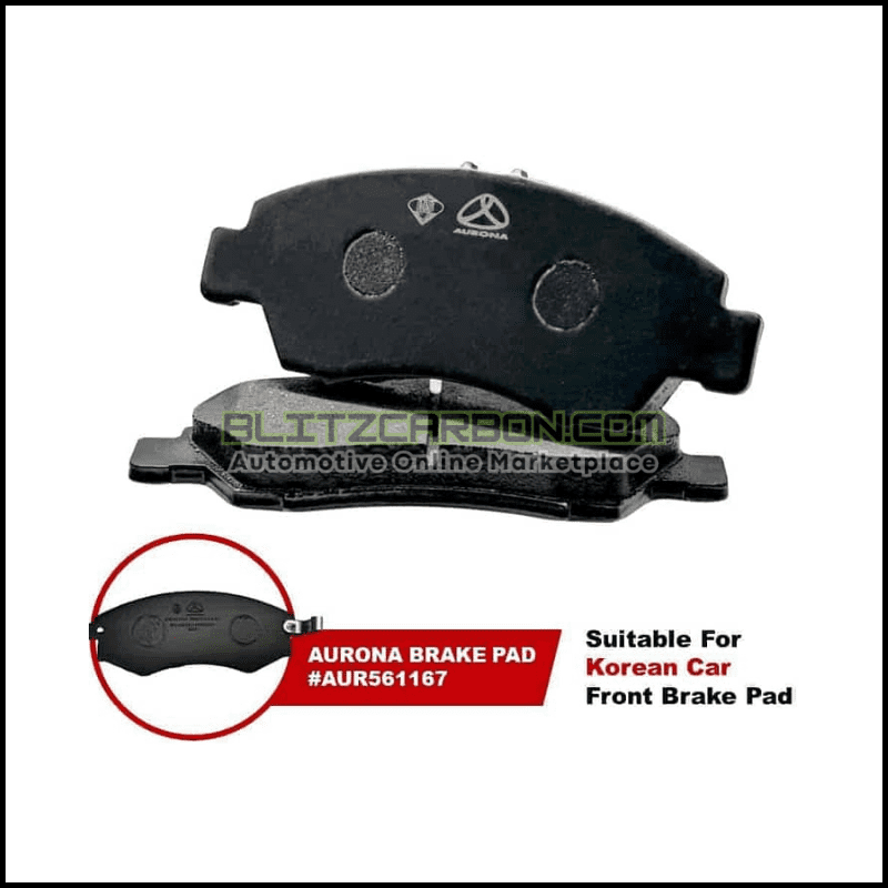 Aurona Brake Pad AUR561167 Front Avante Elantra Rexton Optima (1)