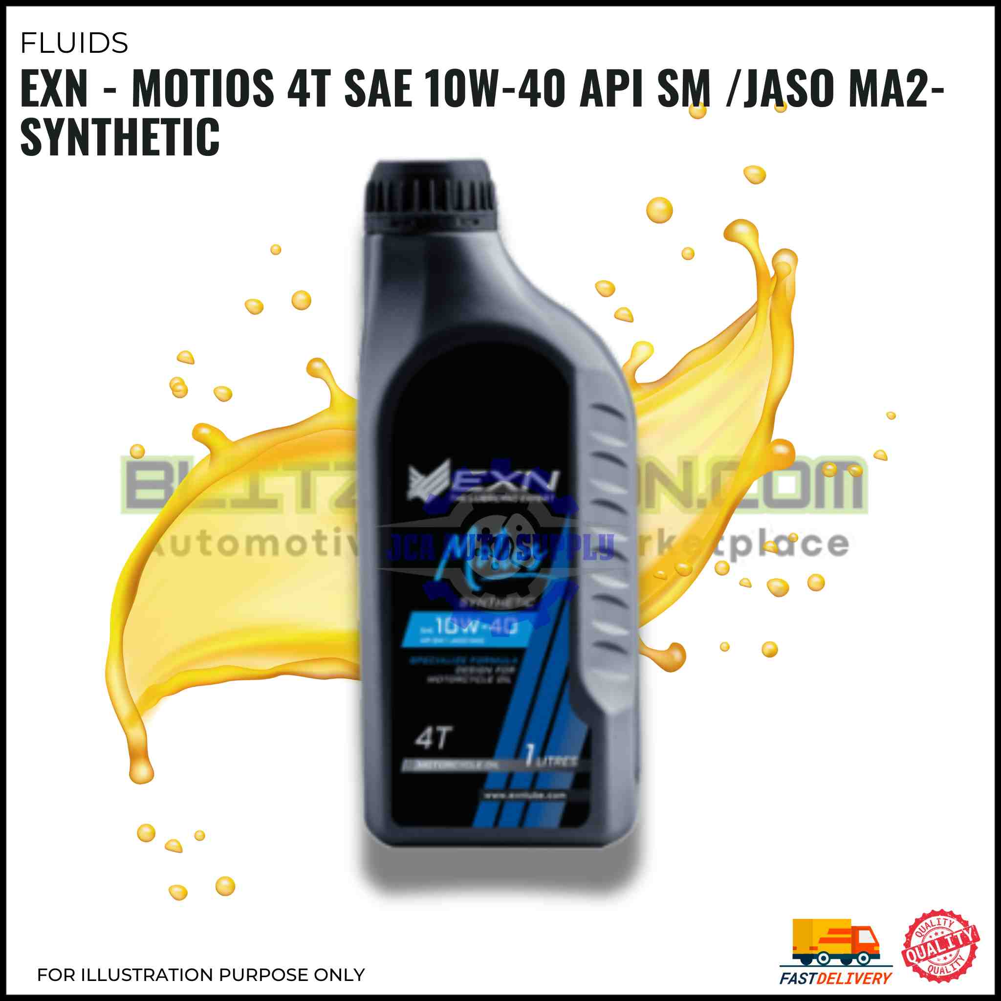 BLITZ EXN – Motios 4T SAE 10W-40 API SM JASO MA2-Synthetic (4)