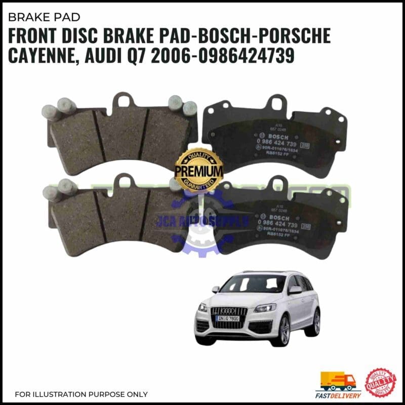 Bosch front disc brake pads for Audi Q7 and Porsche Cayenne