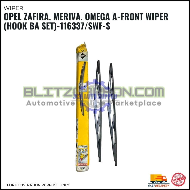 Front Wiper (Hook BA)-Opel Zafira. Meriva-Omega A-24/24Inch-116337SWF-S
