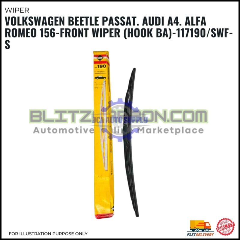 Front Wiper (Hook BA)-Volkswagen Beetle Passat. Audi A4. Alfa Romeo 156-21Inch-117190SWF-S